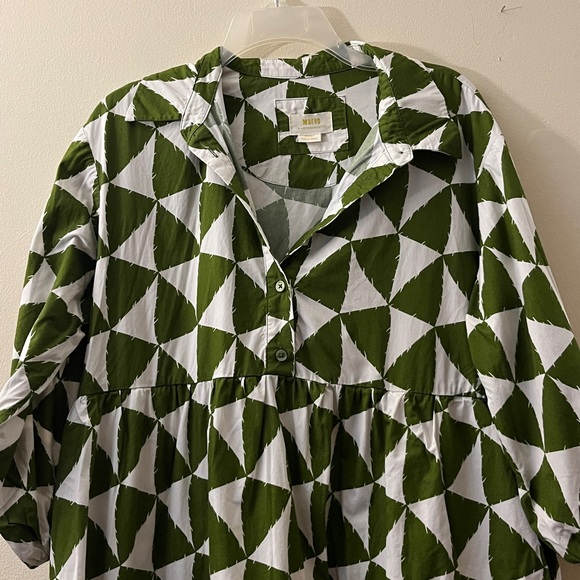 Maeve Bettina Tiered Midi Shirt Dress - Picture 4 of 9